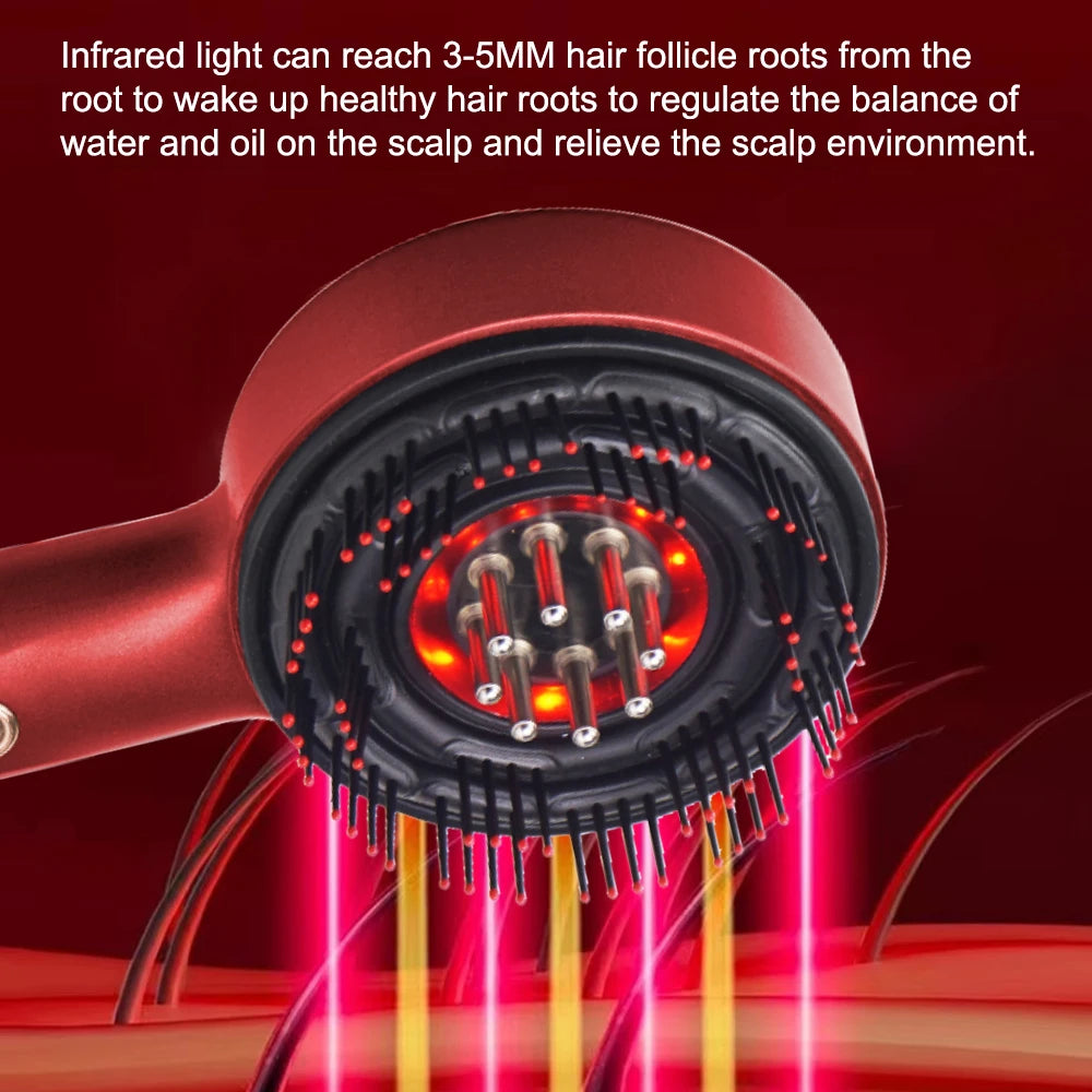 Auralux ReviveComb™ — Heated Red Light Hair Growth and Massager Comb
